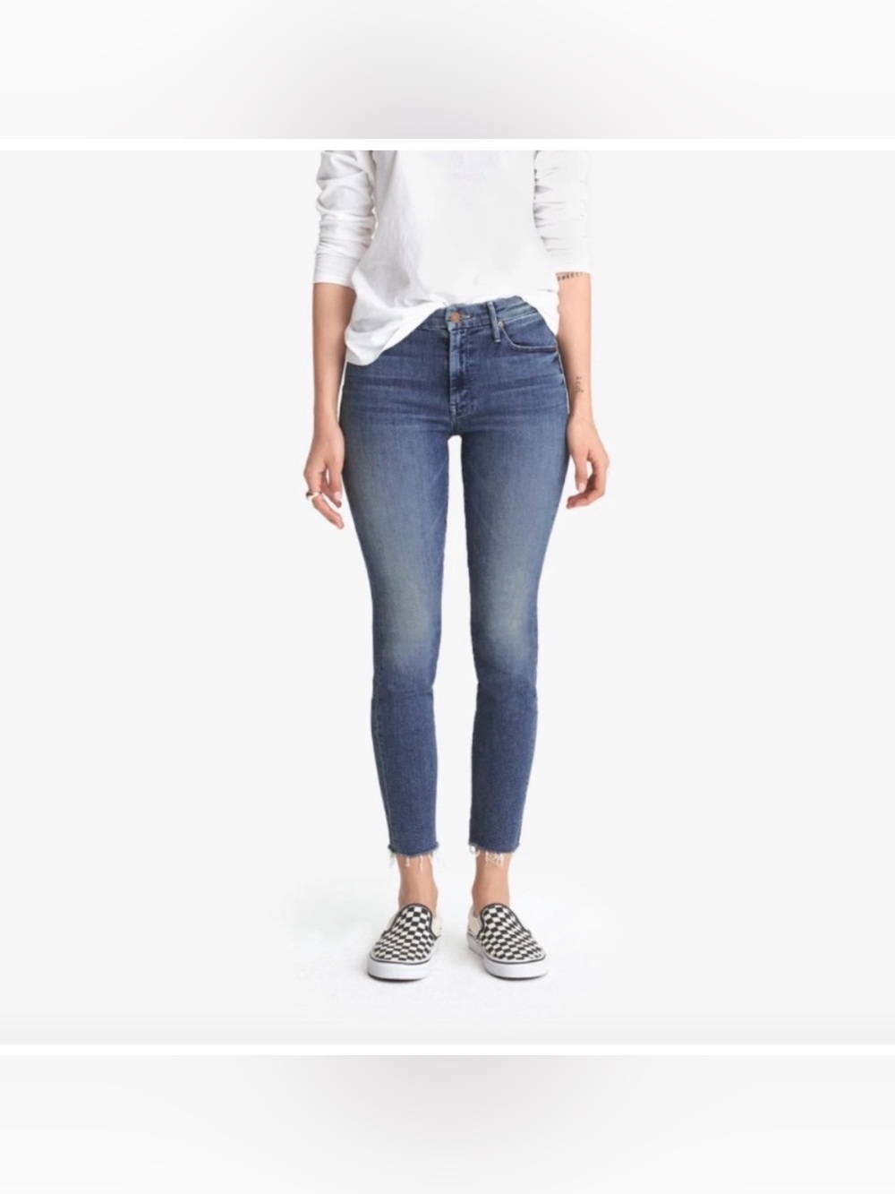 MOTHER The Looker Ankle Fray Groovin' Size 26